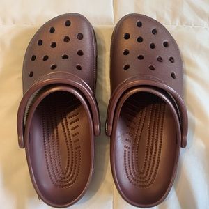 Burgundy CROCS